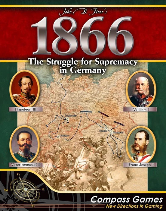 Cover image of 1866: The Struggle for Supremacy in Germany board game