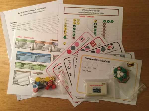 Cover image of 18Ruhr: Extension 01 board game