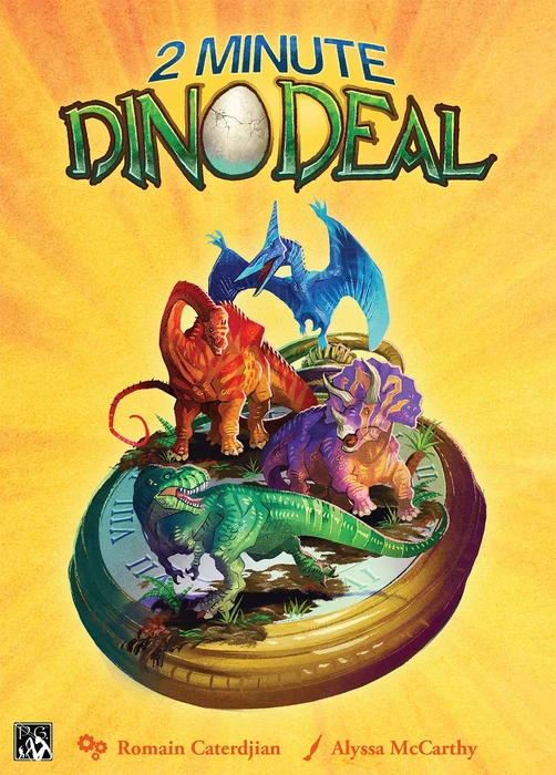 Cover image of 2 Minute Dino Deal board game