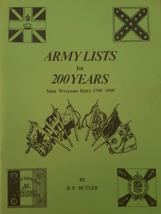 Cover image of 200 Years Army Lists board game