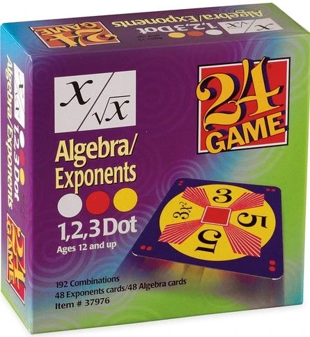 Cover image of 24 Game: Algebra/Exponents board game