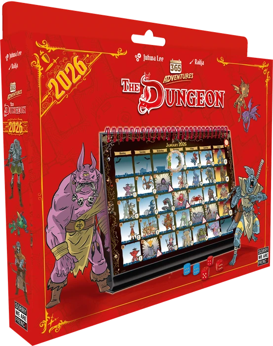 Cover image of 365 Adventures: The Dungeon – 2026 board game
