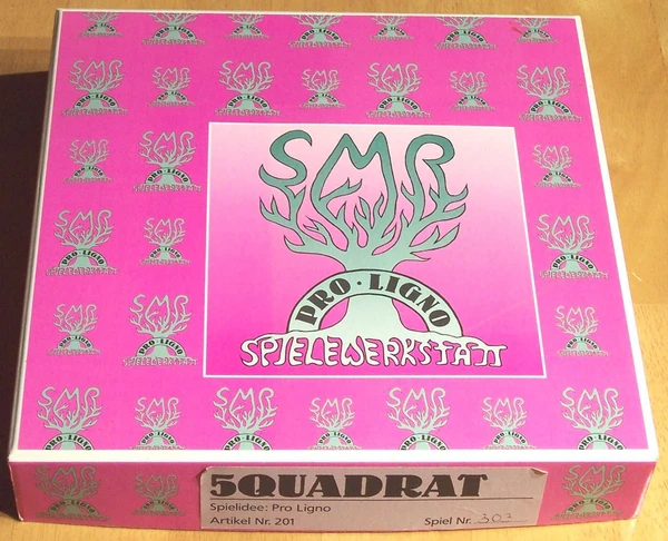 Cover image of 5 Quadrat board game