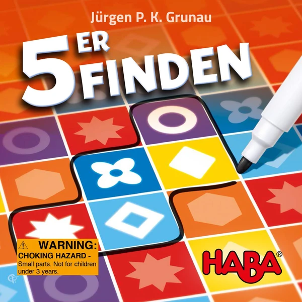 Cover image of 5er Finden board game