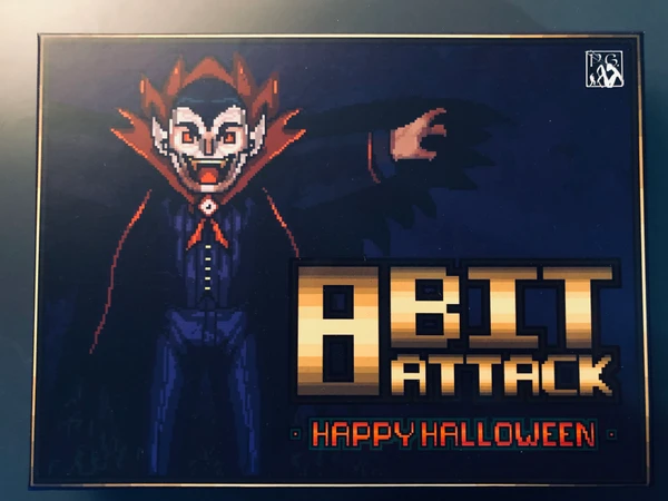 Cover image of 8 Bit Attack: Happy Halloween board game