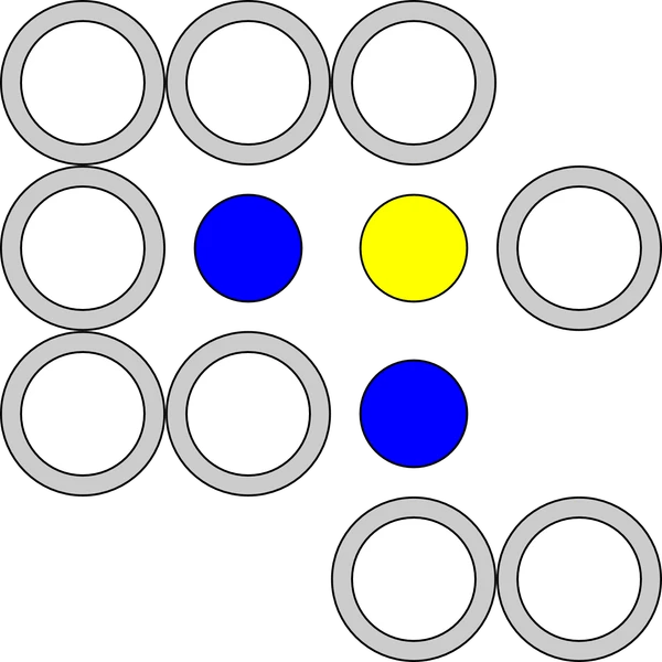 Cover image of 9 Rings 4 a Row board game