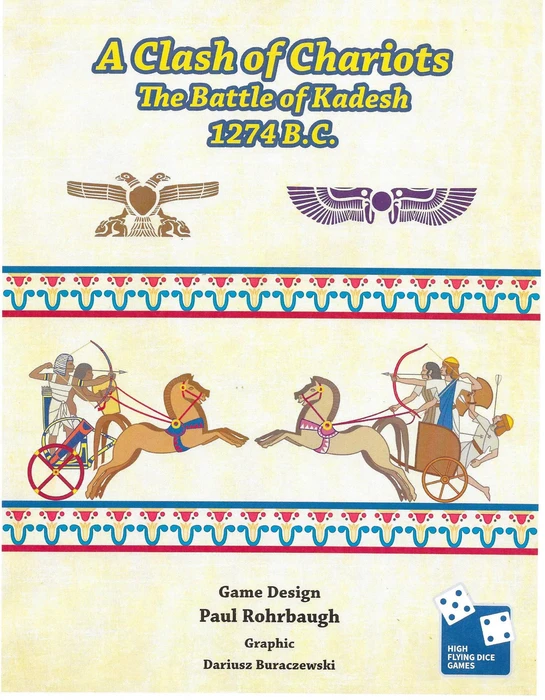 Cover image of A Clash of Chariots: The Battle of Kadesh, 1274 BCE board game