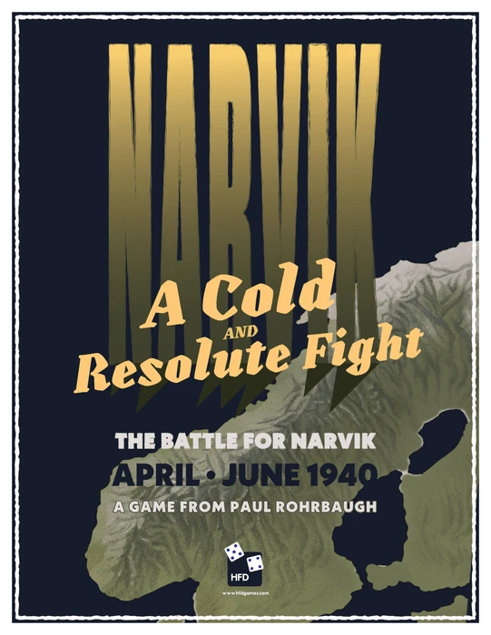 Cover image of A Cold and Resolute Fight: The Battle for Narvik, April-June, 1940 board game