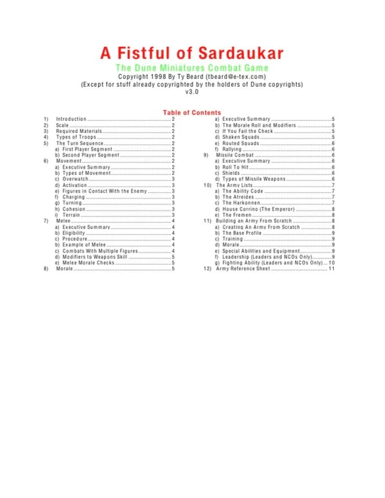 Cover image of A Fistful of Sardaukar board game