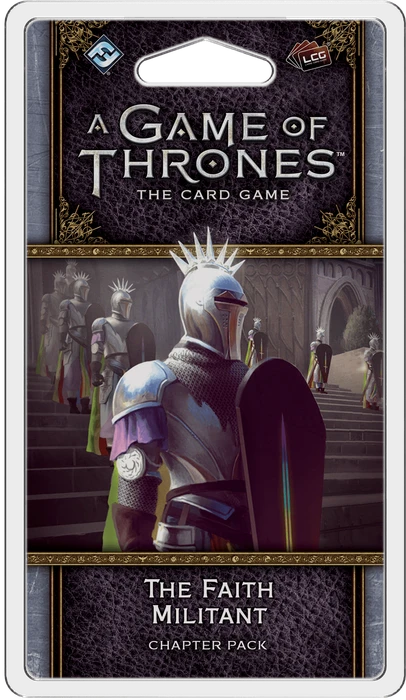 Cover image of A Game of Thrones: The Card Game (Second Edition) – The Faith Militant board game