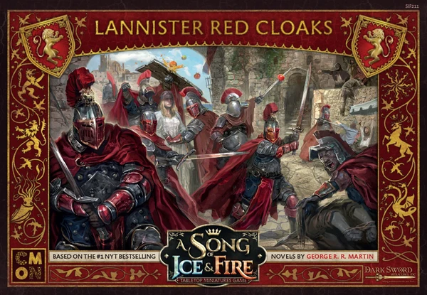 Cover image of A Song of Ice & Fire: Tabletop Miniatures Game – Lannister Red Cloaks board game