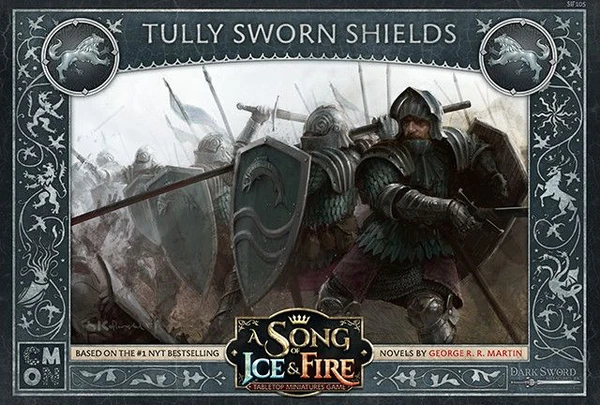 Cover image of A Song of Ice & Fire: Tabletop Miniatures Game – Tully Sworn Shields board game