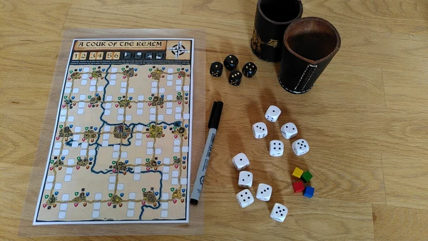 Cover image of A Tour of the Realm board game