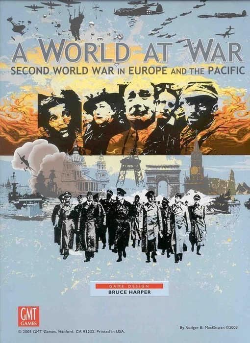 Cover image of A World at War: Second World War in Europe and the Pacific board game