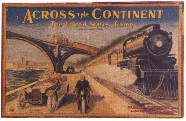 Cover image of Across the Continent board game