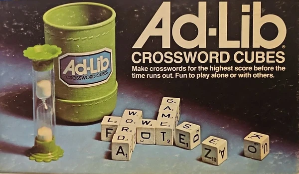 Cover image of Ad-Lib Crossword Cubes board game