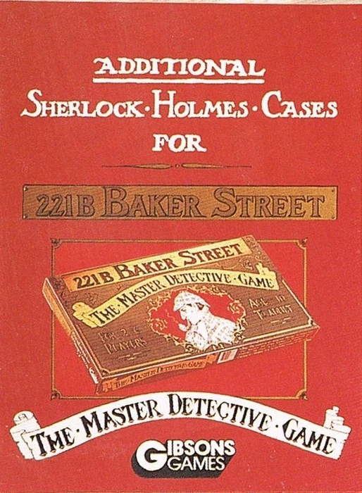 Cover image of Additional Sherlock Holmes Cases for 221B Baker Street, The Master Detective Game board game