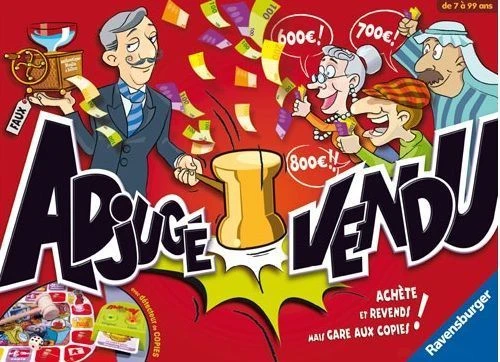 Cover image of Adjugé vendu board game