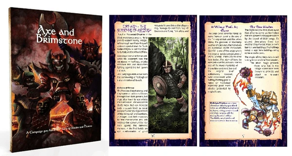Cover image of Advanced Song of Blades and Heroes: Axe and Brimstone board game