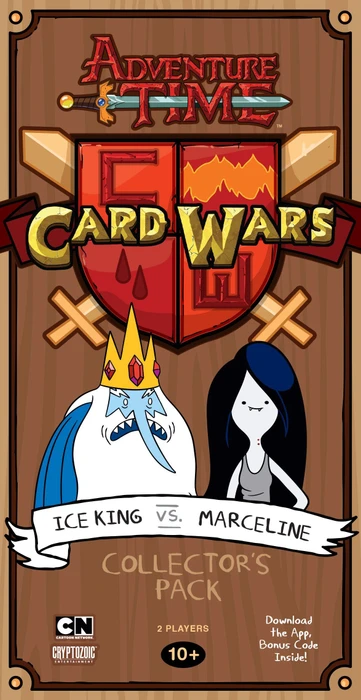 Cover image of Adventure Time Card Wars: Ice King vs. Marceline board game