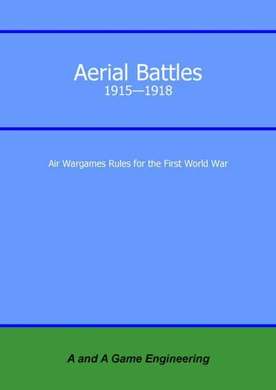 Cover image of Aerial Battles 1915-1918: Air Wargame Rules for the First World War board game