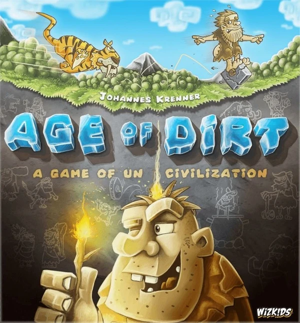 Cover image of Age of Dirt: A Game of Uncivilization board game