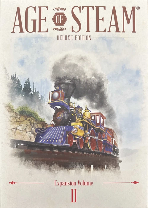 Cover image of Age of Steam Deluxe: Expansion Volume II board game