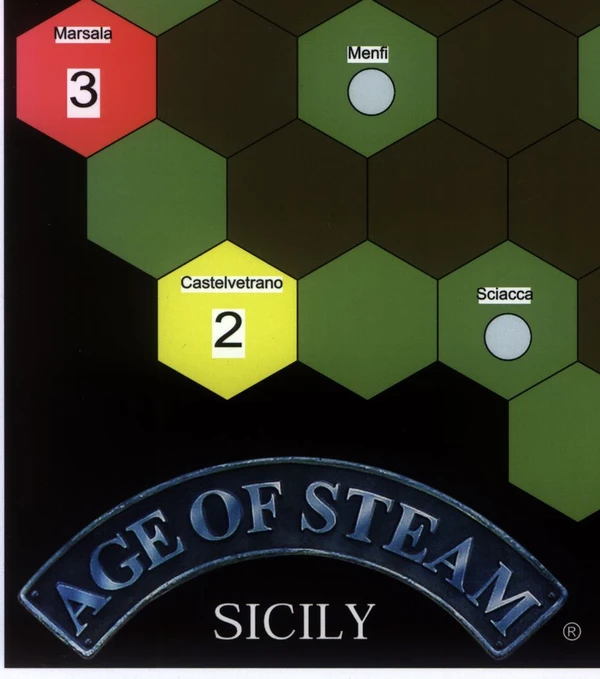 Cover image of Age of Steam Expansion: Sicily board game