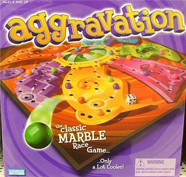Cover image of Aggravation board game