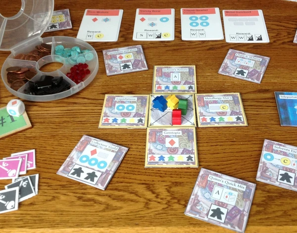 Cover image of Alchemy Bazaar board game