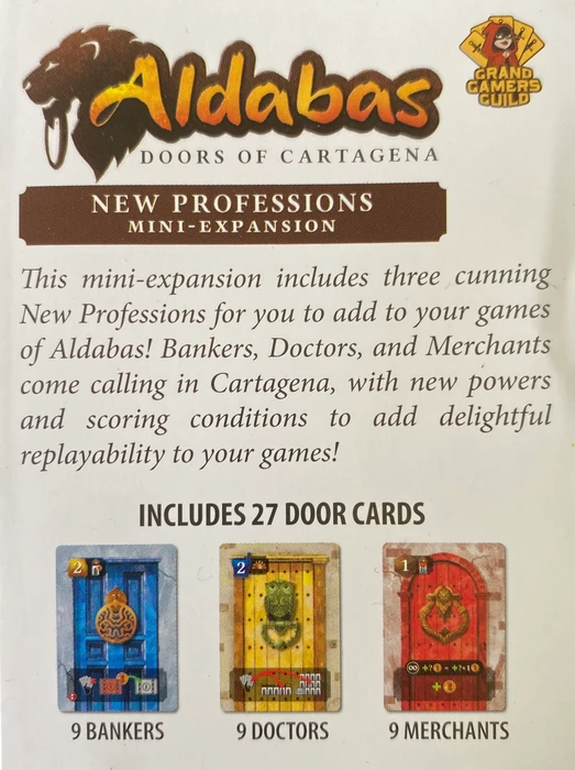 Cover image of Aldabas: New Professions board game