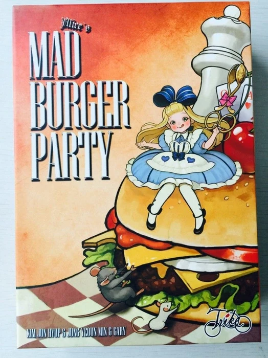 Cover image of Alice's mad burger party board game