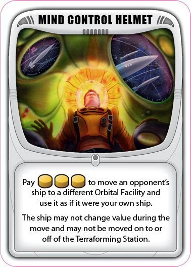 Cover image of Alien Frontiers: The Mind Control Helmet board game