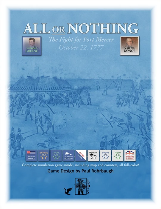 Cover image of All or Nothing: The Fight for Fort Mercer – October 22, 1777 board game
