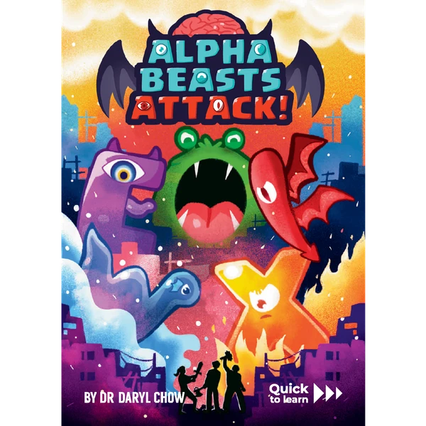 Cover image of Alphabeasts Attack! board game