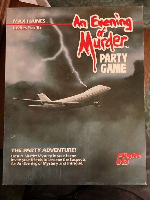 Cover image of An Evening of Murder: Flight 013 board game