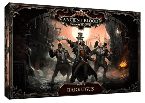 Cover image of Ancient Blood: The Order of Vampire Hunters – The Barkugus Expansion board game