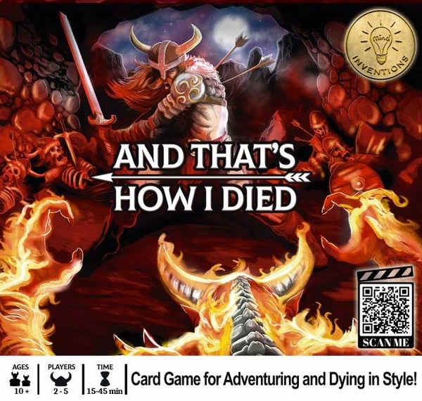 Cover image of And That's How I Died board game