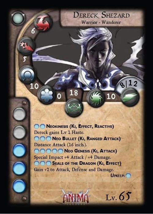 Cover image of Anima Tactics: Dereck Shezard board game