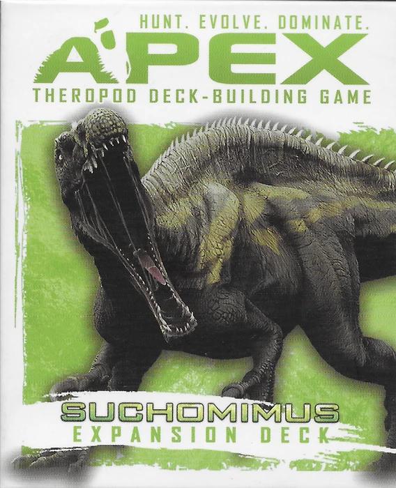 Cover image of Apex Theropod Deck-Building Game: Suchomimus Expansion Deck board game