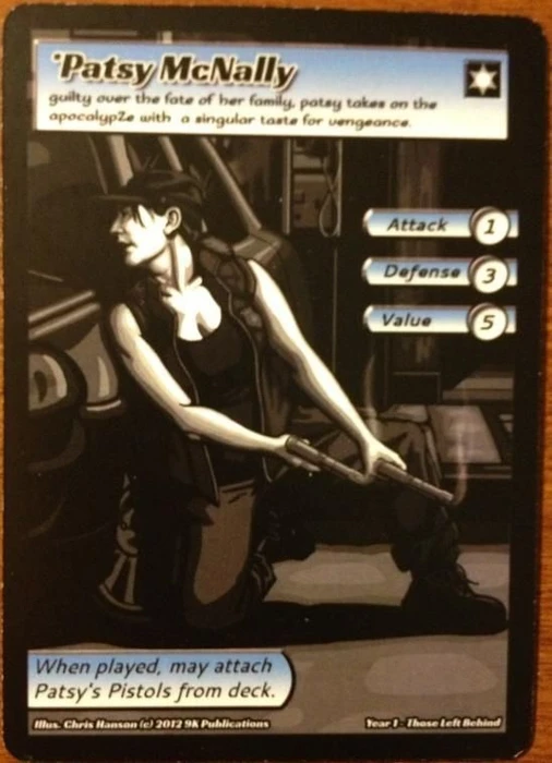 Cover image of ApocalypZe Card Game: Patsy McNally Promo board game