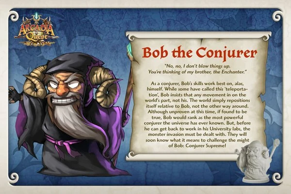 Cover image of Arcadia Quest: Bob the Conjurer board game
