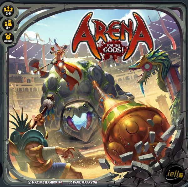 Cover image of Arena: For the Gods! board game