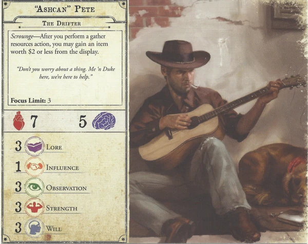Cover image of Arkham Horror (Third Edition): Arkham Nights 2018 Promotional Character Card Set board game
