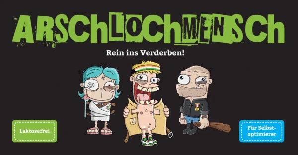 Cover image of Arschlochmensch board game