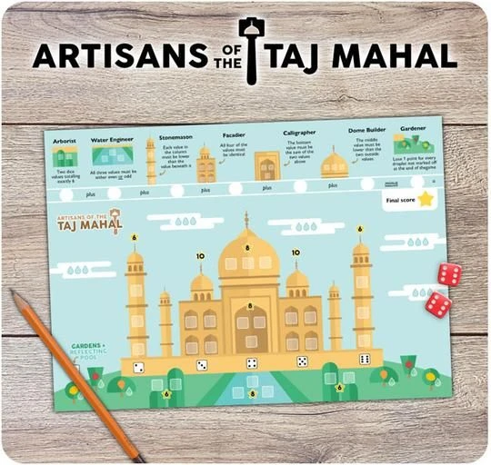 Cover image of Artisans of the Taj Mahal board game