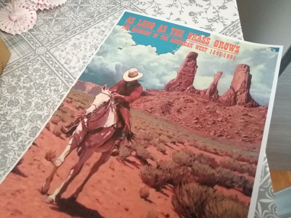 Cover image of As Long as the Grass Grows: The Conquest of the American West 1845-1881 board game