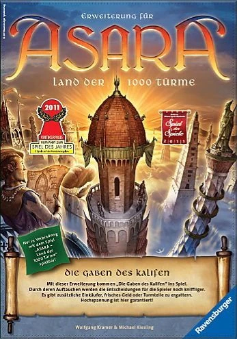 Cover image of Asara: Die Gaben des Kalifen board game