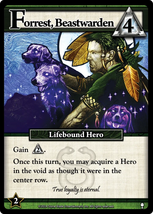 Cover image of Ascension: Forrest, Beastwarden Promo Card board game