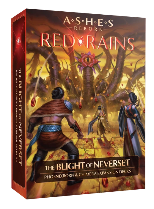 Cover image of Ashes Reborn: Red Rains – The Blight of Neverset board game